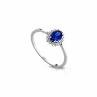 Anello Lelune Donna LELUNE DIAMONDS in Oro bianco Zaffiro 0.65 Ct LDRNZB65007 - LDRNZB65007